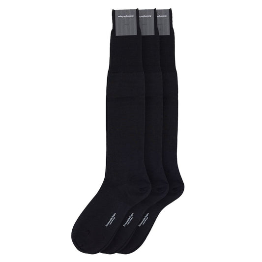 ZEGNA Schwarze Wollsocken