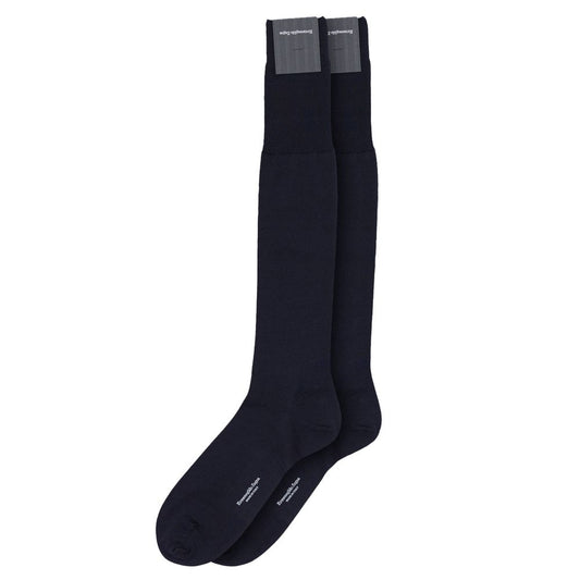 ZEGNA Blaue Wollsocken