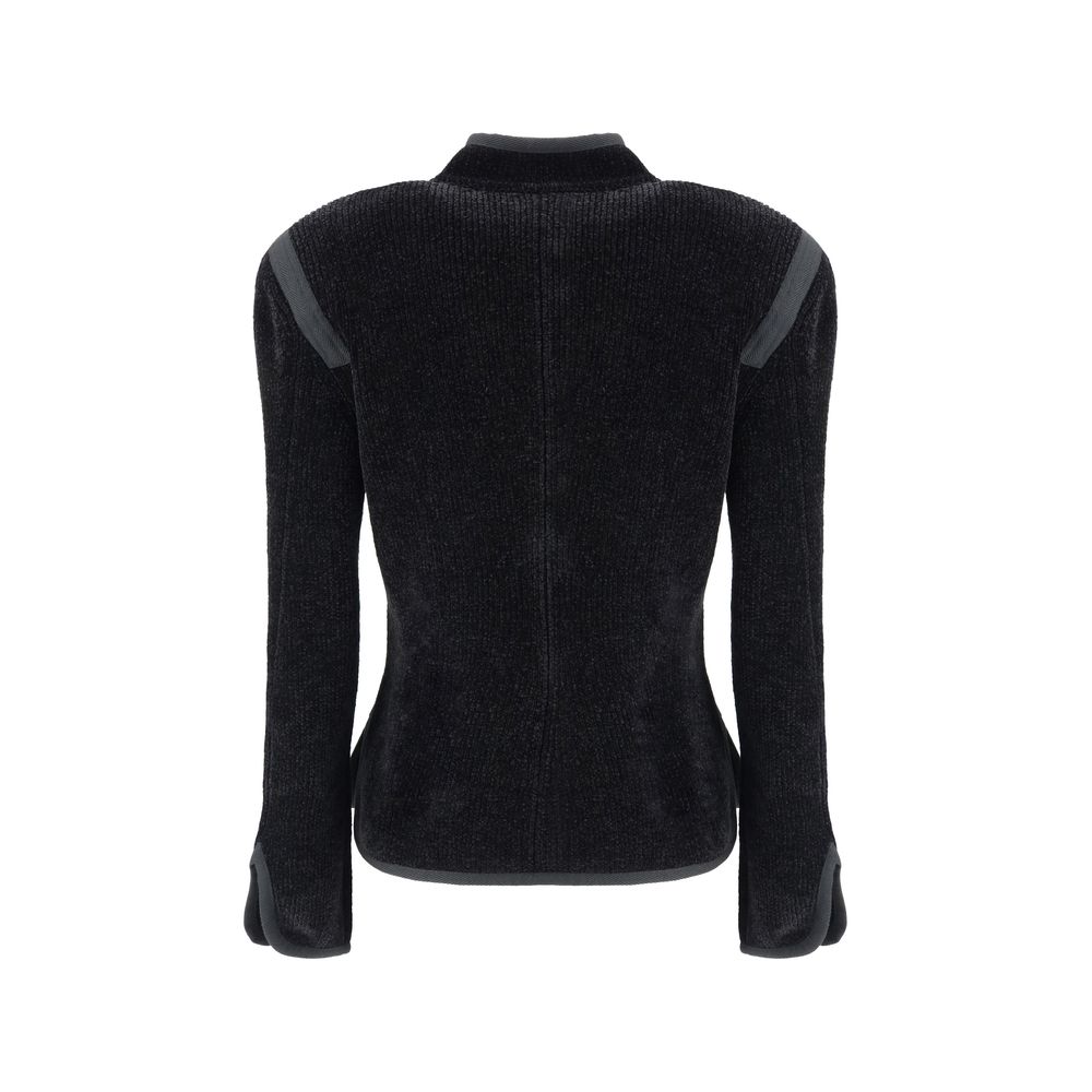 Giorgio Armani Seidenblazer in Schwarz