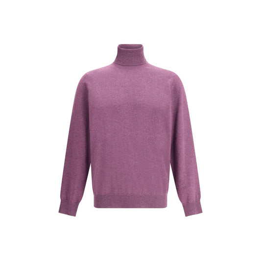 Brunello Cucinelli Lila Kaschmir-Pullover aus reinem Kaschmir