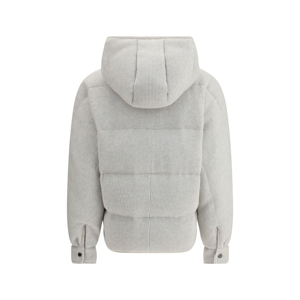 Brunello Cucinelli Elegante Kaschmir-Jacke in Grau