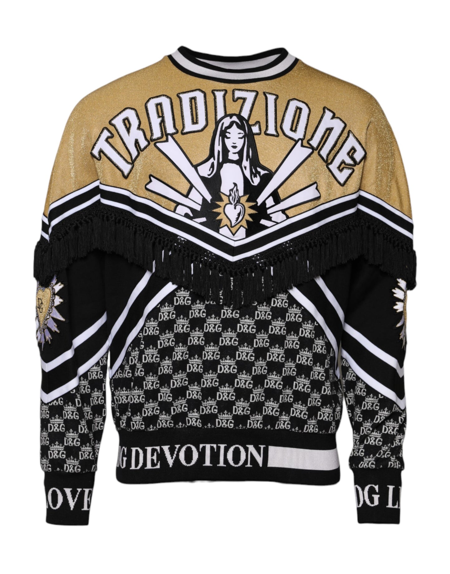 Dolce & Gabbana Multicolor Tradizione E Devotion Sweatshirt Pullover