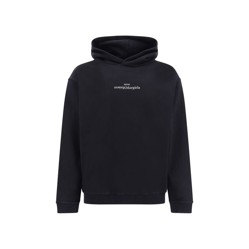 Margiela Baumwoll-Sweatshirt in Schwarz