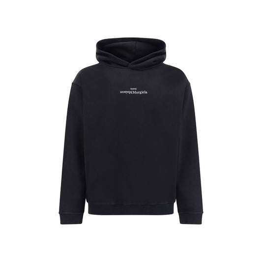 Margiela Baumwoll-Sweatshirt in Schwarz