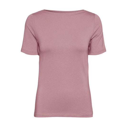 Vero Moda Rosa T-Shirt aus Viskose