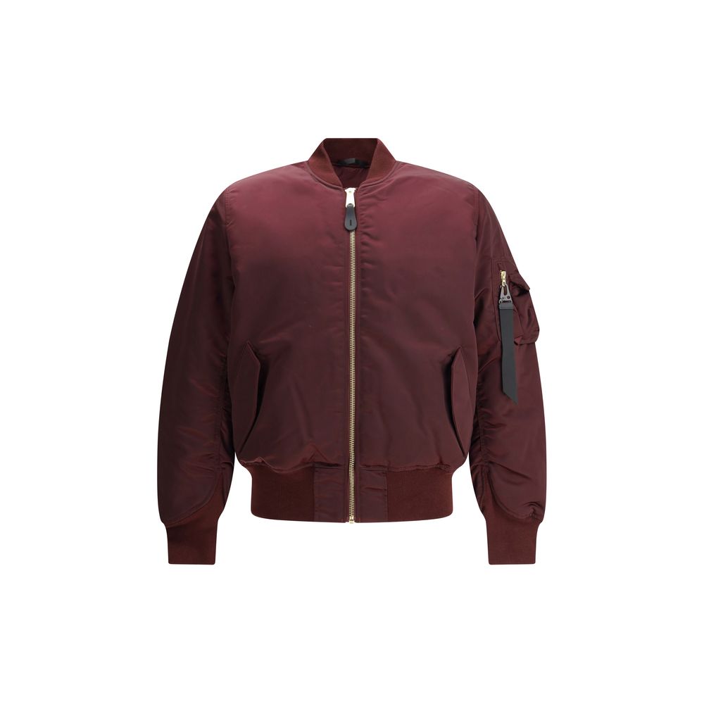 ALPHA INDUSTRIES Bomberjacke aus Bordeaux-Nylon