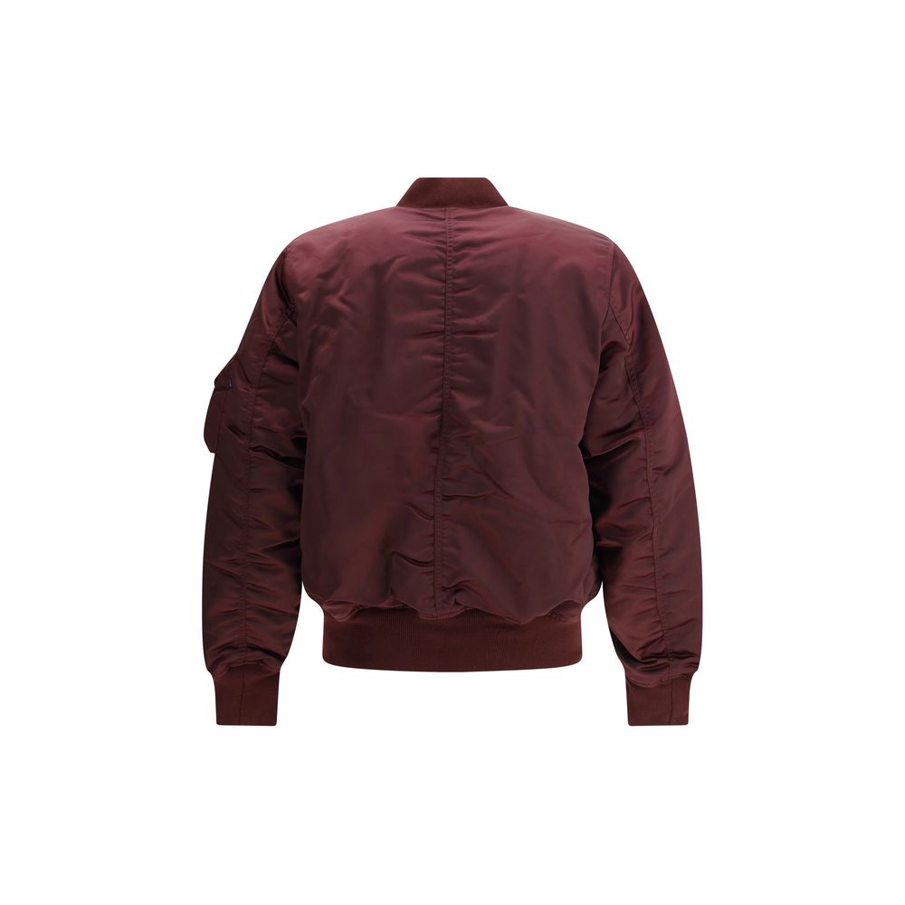 ALPHA INDUSTRIES Bomberjacke aus Bordeaux-Nylon