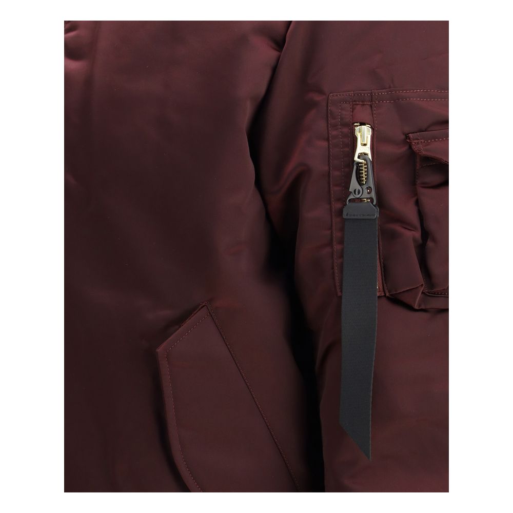 ALPHA INDUSTRIES Bomberjacke aus Bordeaux-Nylon