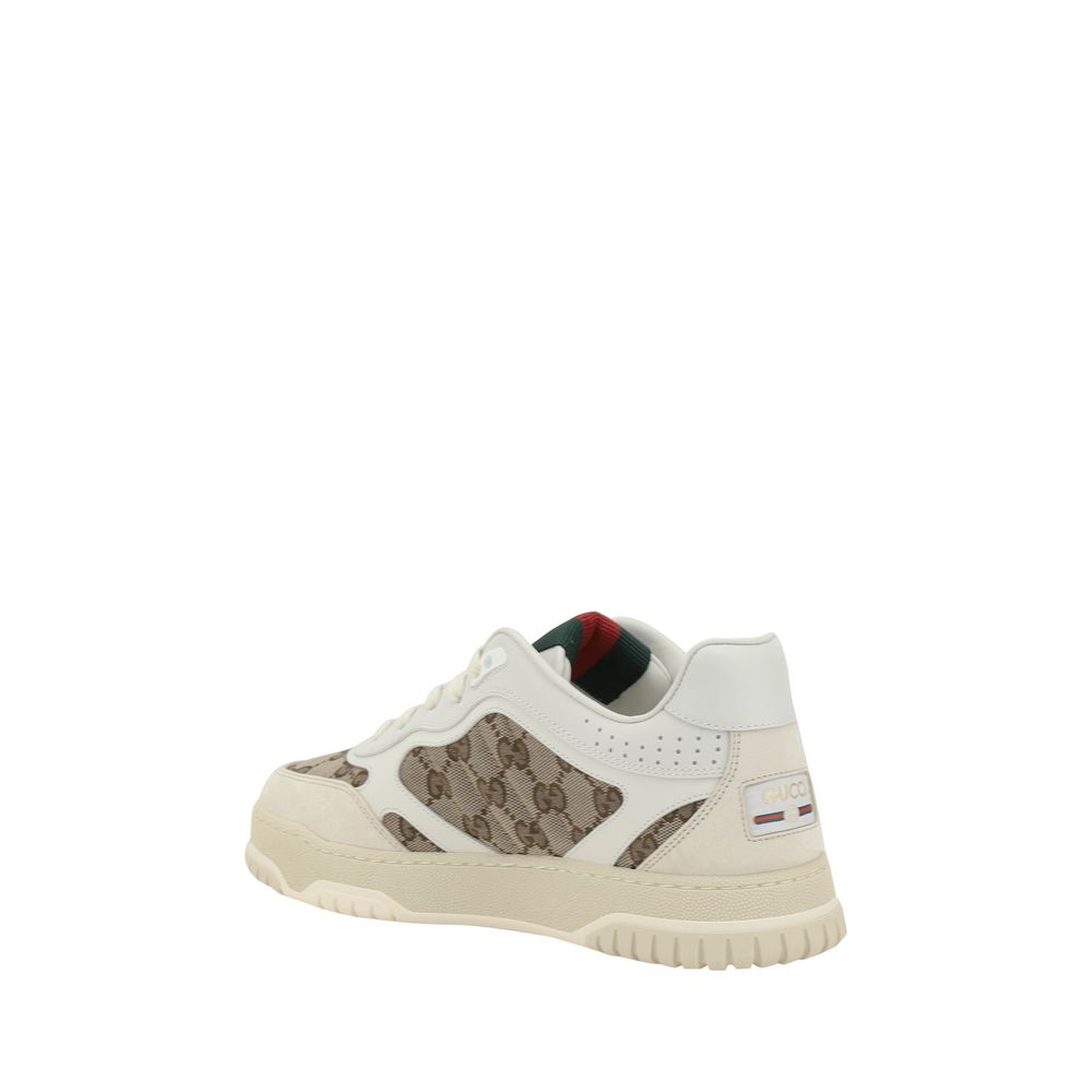Gucci Bunte Sneakers aus Stoff mit niedrigem Schaft