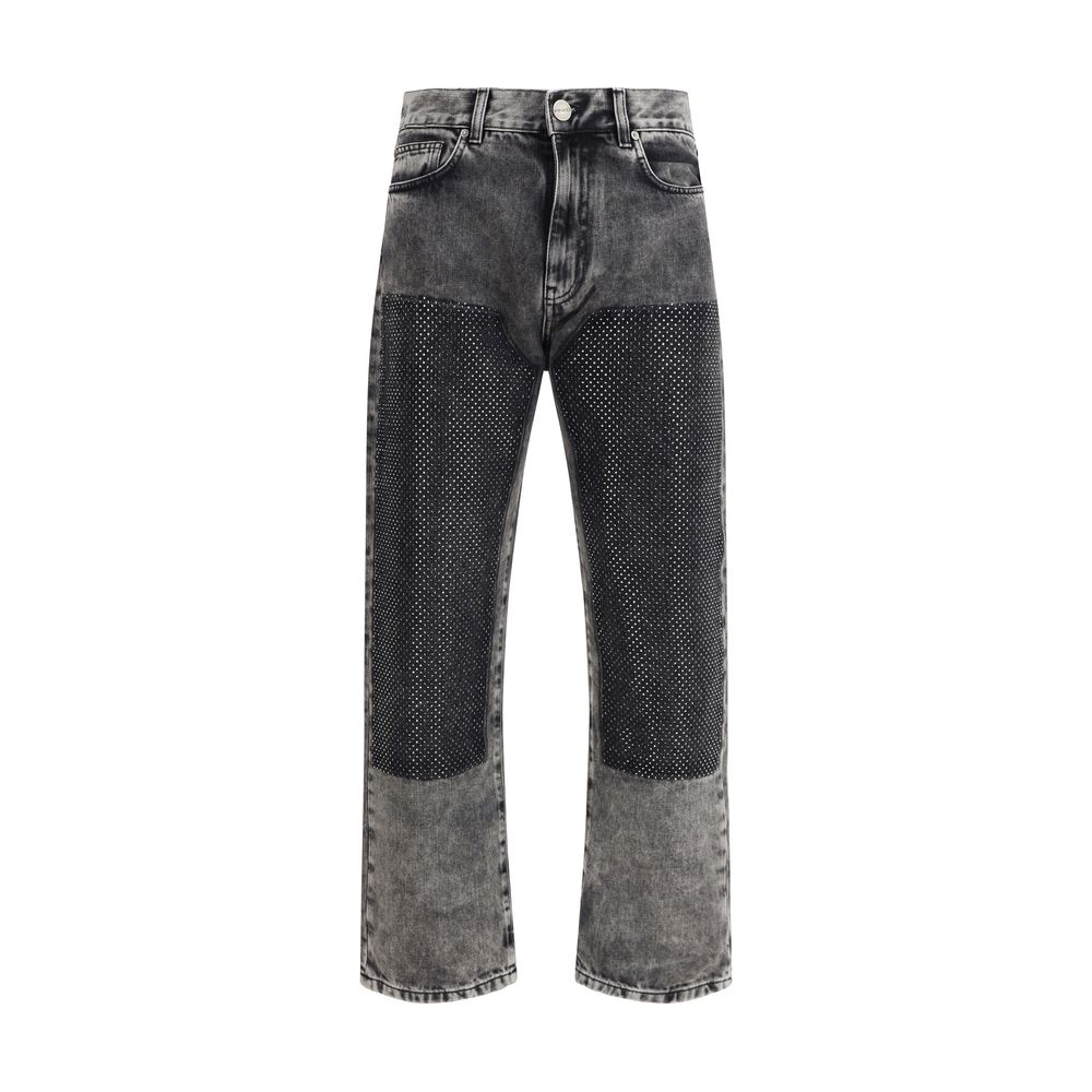 PINKO Graue Baumwoll-Jeans aus Denim