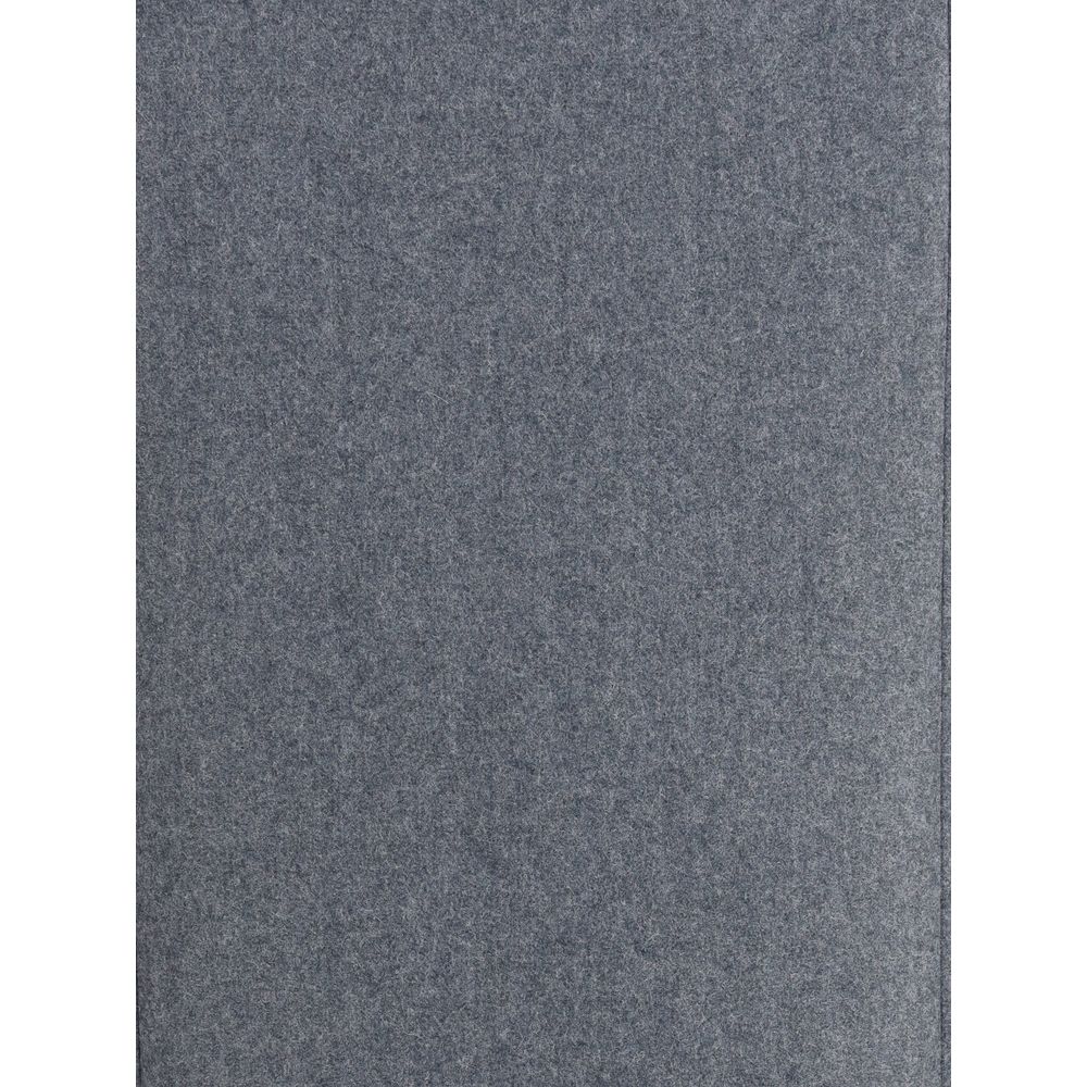 Thom Browne Langer Rock aus grauer Wollfleece