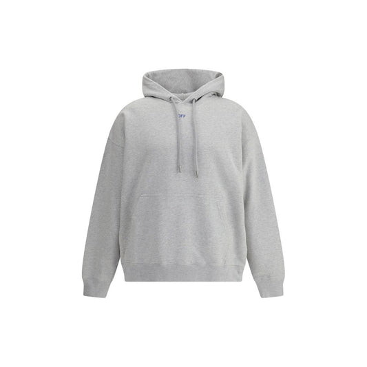 Off-White Grauer Baumwoll-Sweatshirt