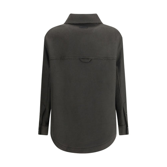 Ami Paris Elegante Kleidung aus grauer Wolle