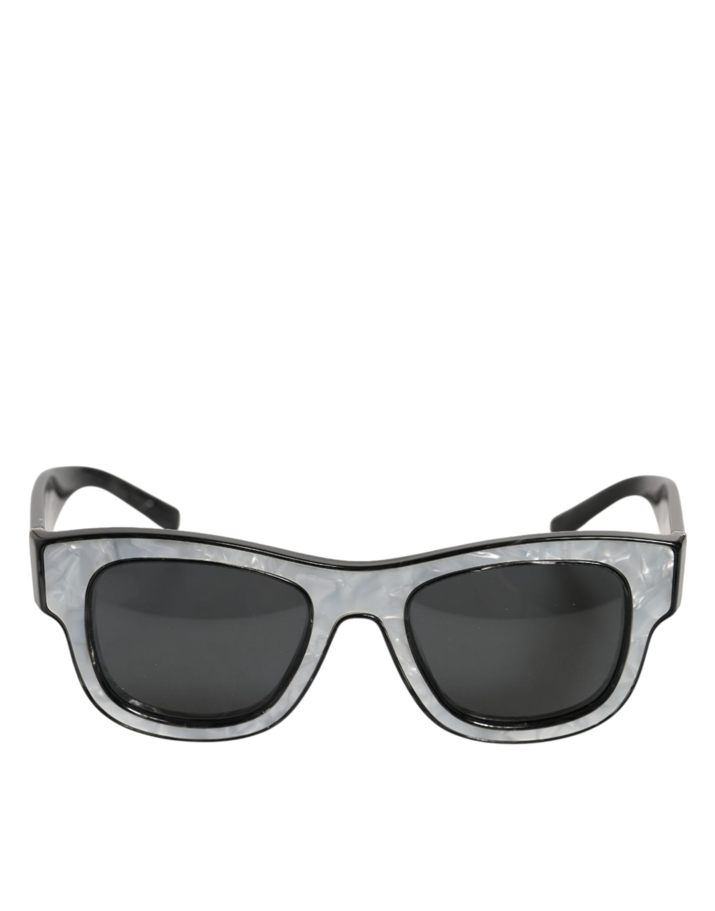 Dolce & Gabbana DG4379F Pearl White Acetat Frame Shades Sonnenbrille