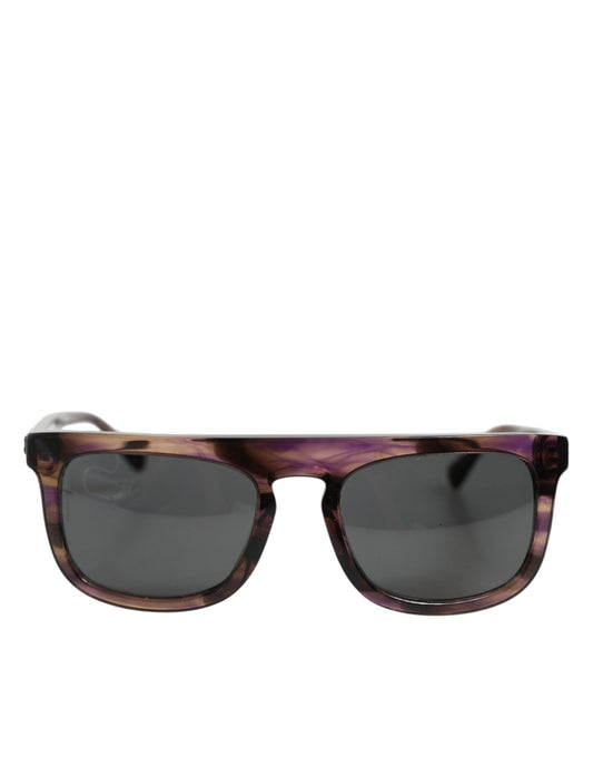 Dolce & Gabbana DG4390F Havanna Vollrand Acetat Runde Gläser Sonnenbrille