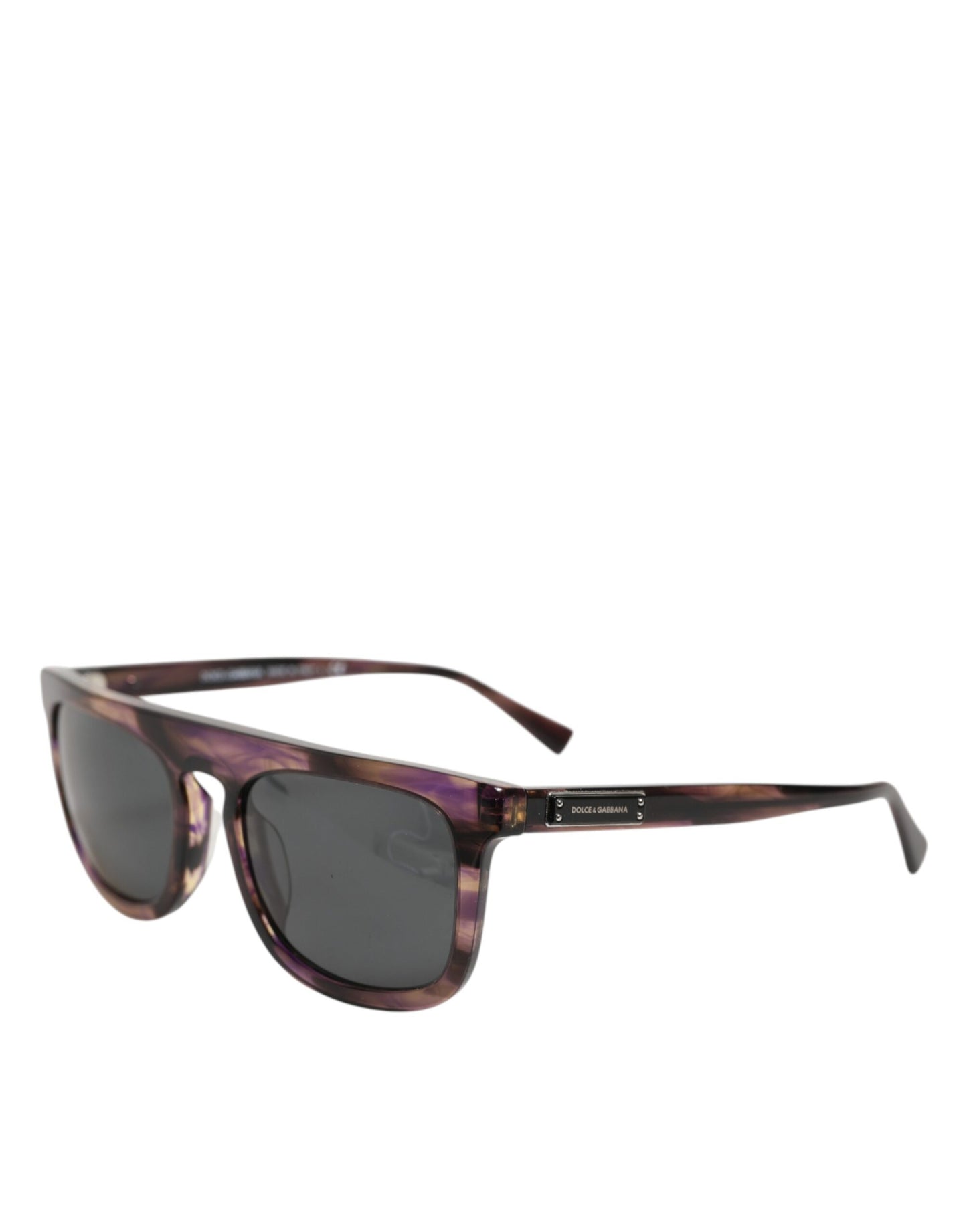 Dolce & Gabbana DG4390F Havanna Vollrand Acetat Runde Gläser Sonnenbrille