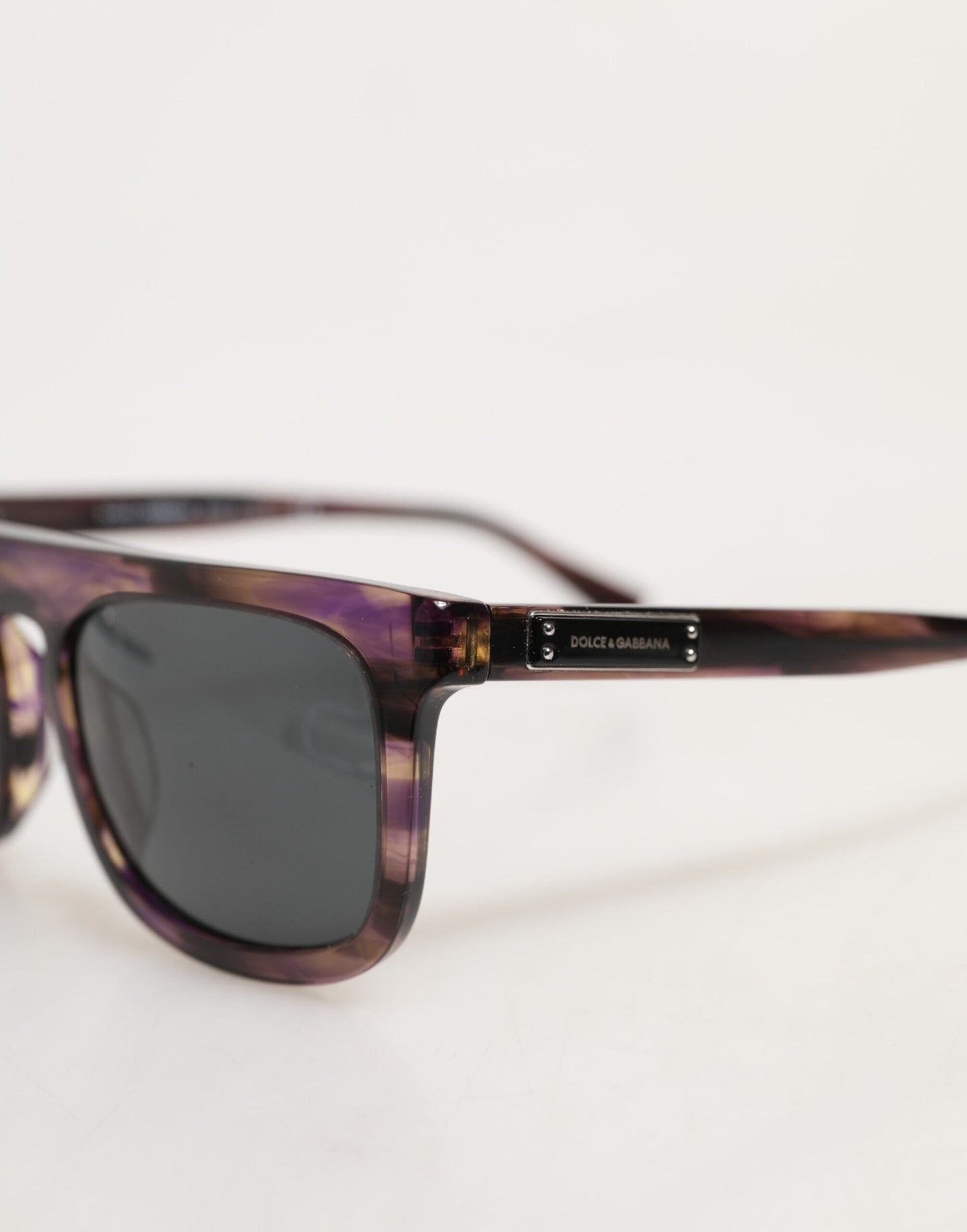Dolce & Gabbana DG4390F Havanna Vollrand Acetat Runde Gläser Sonnenbrille