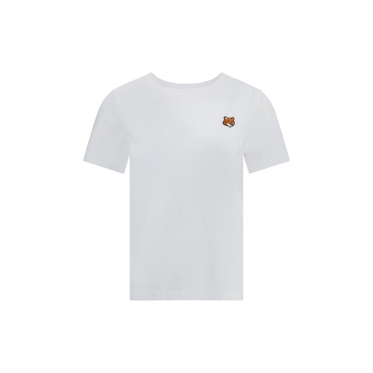 Maison Kitsuné Weißes Baumwoll-T-Shirt