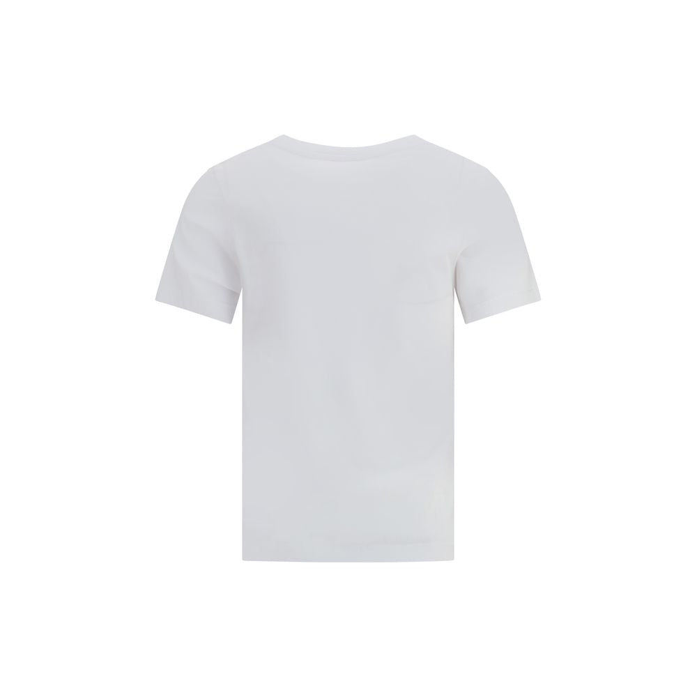 Maison Kitsuné Weißes Baumwoll-T-Shirt