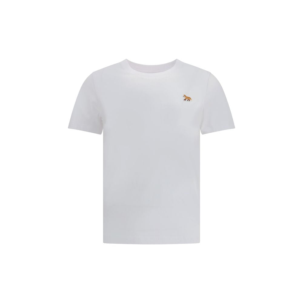 Maison Kitsuné Weißes Baumwoll-T-Shirt