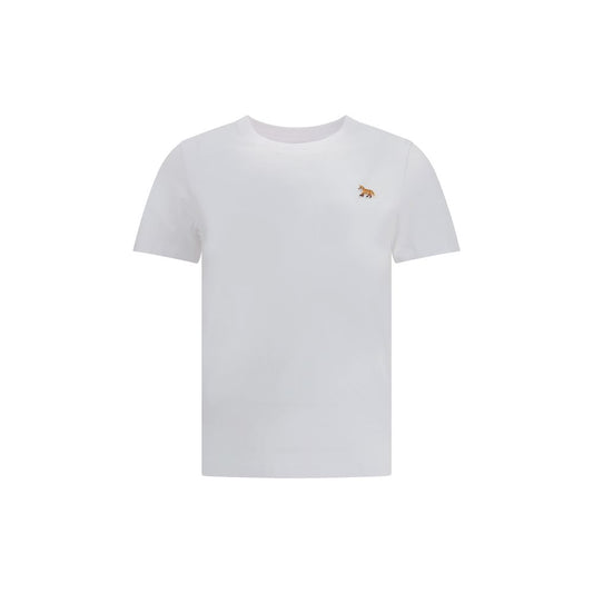 Maison Kitsuné Weißes Baumwoll-T-Shirt