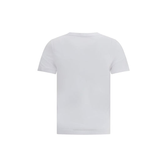 Maison Kitsuné Weißes Baumwoll-T-Shirt