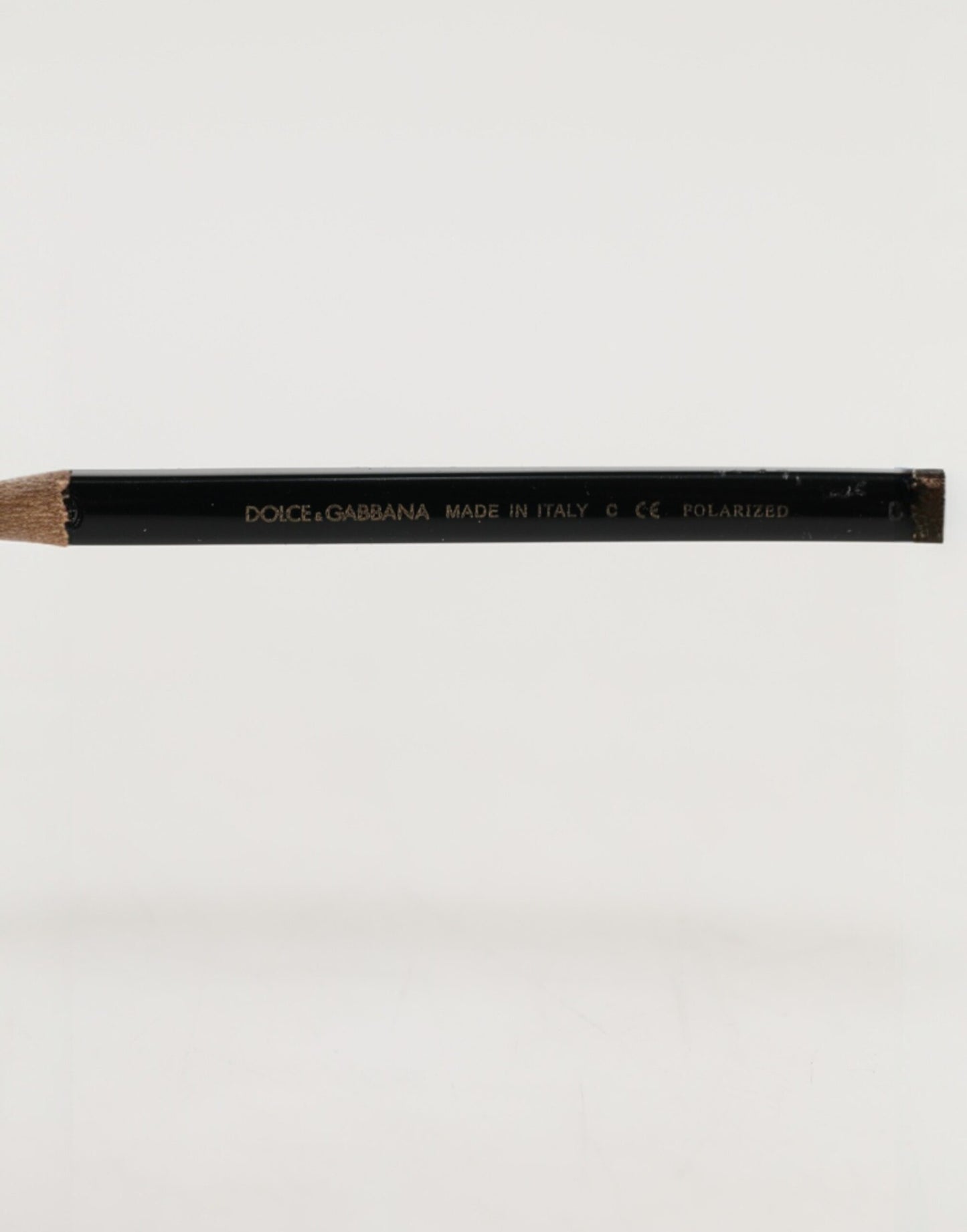 Dolce & Gabbana Sonnenbrille mit mattschwarzem Stahlrahmen und grauen Gläsern