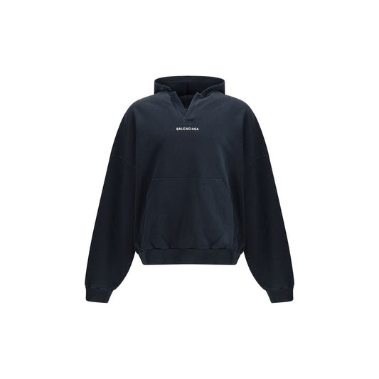 Balenciaga Schwarzer Baumwoll-Sweatshirt