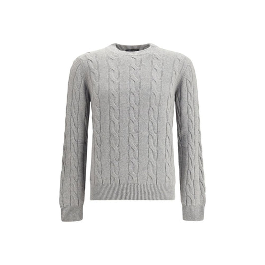 Aragona Cashmere Grauer Kaschmir-Sweatshirt