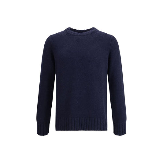 Aragona Cashmere Blauer Merino-Woll-Sweatshirt