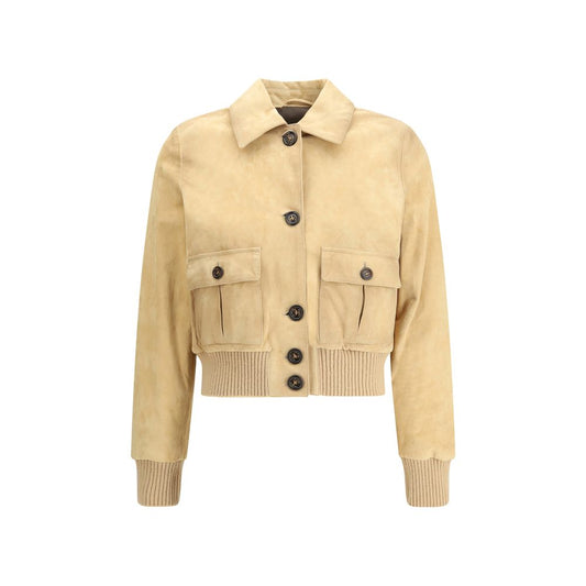 Valstar Beige Wildlederjacke