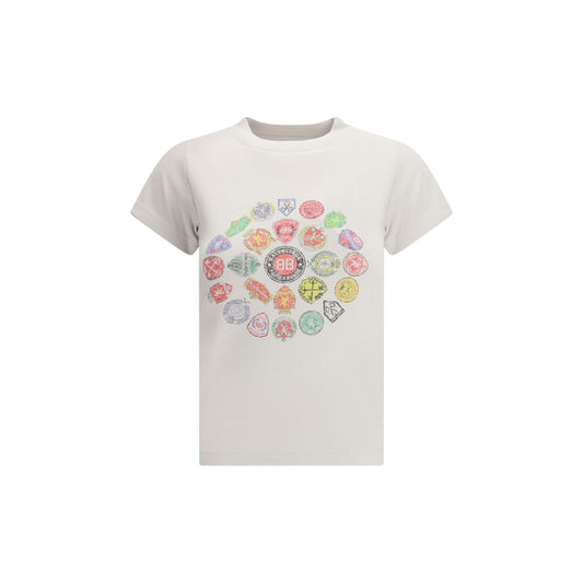 Balenciaga Weißes Baumwoll-T-Shirt