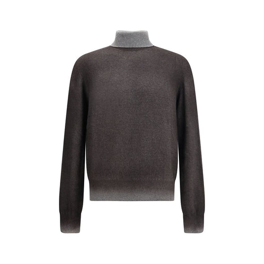 Aragona Cashmere Grauer Kaschmir-Rollkragenpullover