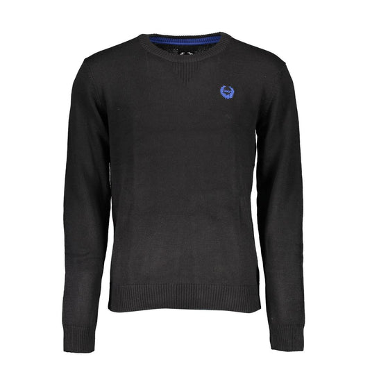 Gianmarco Venturi Schwarzer Baumwoll-Pullover