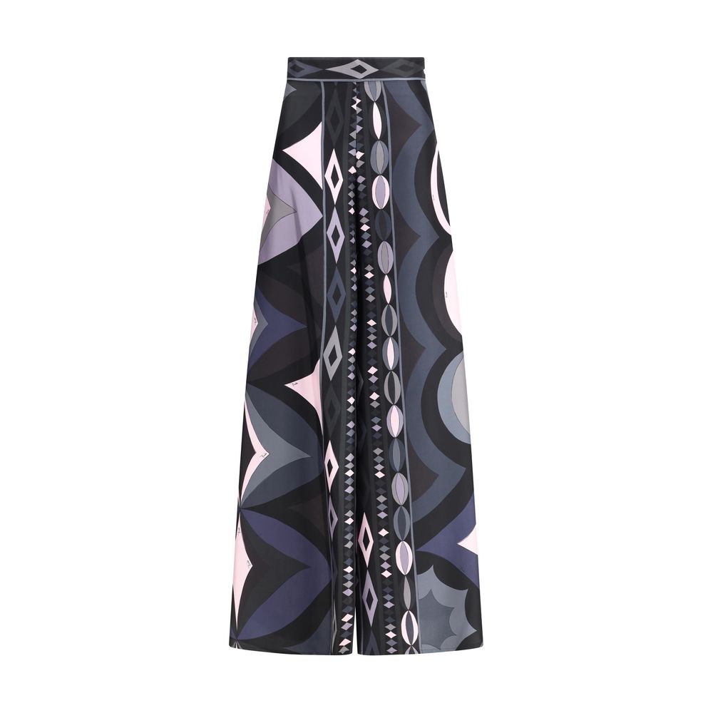 Emilio Pucci Bunte Seidenhose im Casual-Stil