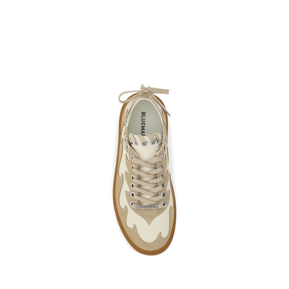 Bluemarble Braune Kalbsleder Bos Taurus Sneakers