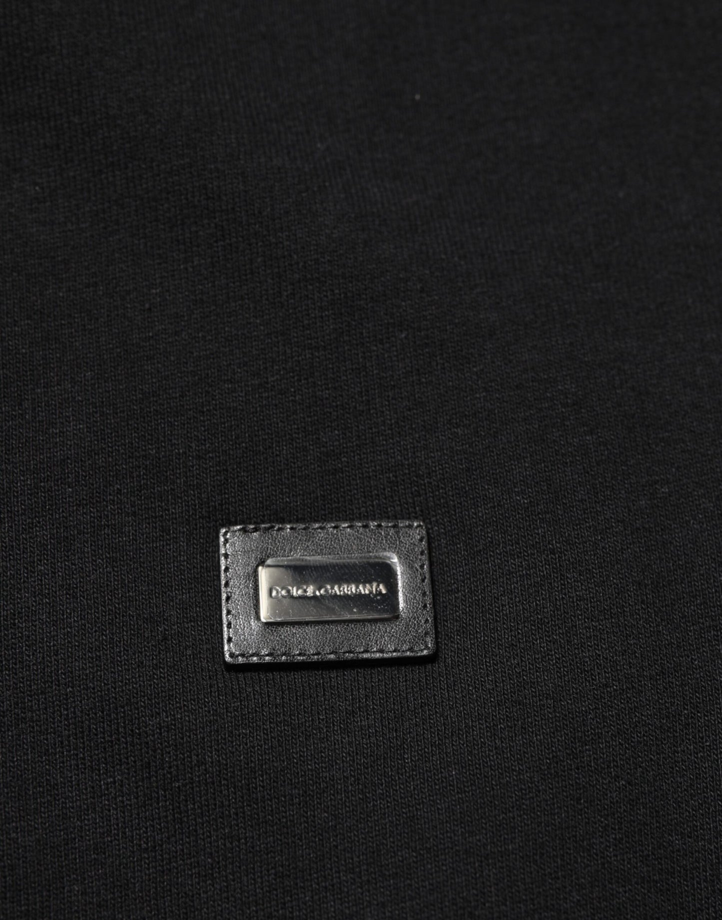 Dolce & Gabbana Schwarzer Kapuzenpullover aus Baumwolle für Herren