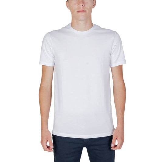 Armani Exchange Weißes Baumwoll-T-Shirt