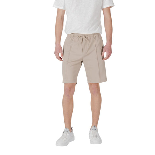 Antony Morato Beige Polyester-Bermuda-Shorts