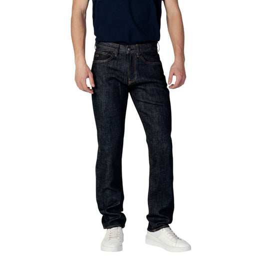 Armani Exchange Blaue Polyester-Skinny-Jeans