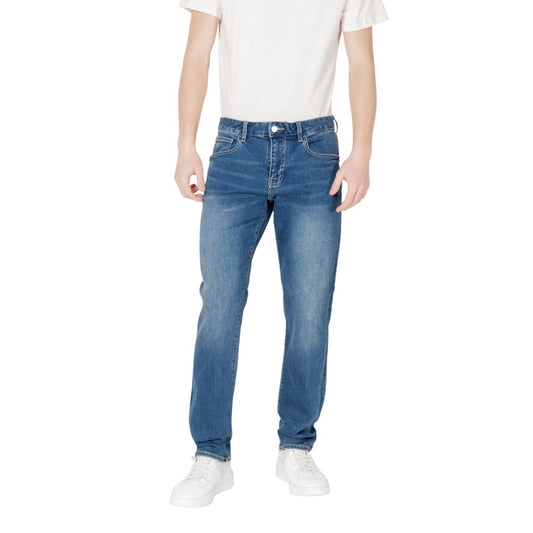 Armani Exchange Blaue Skinny Jeans aus Baumwolle