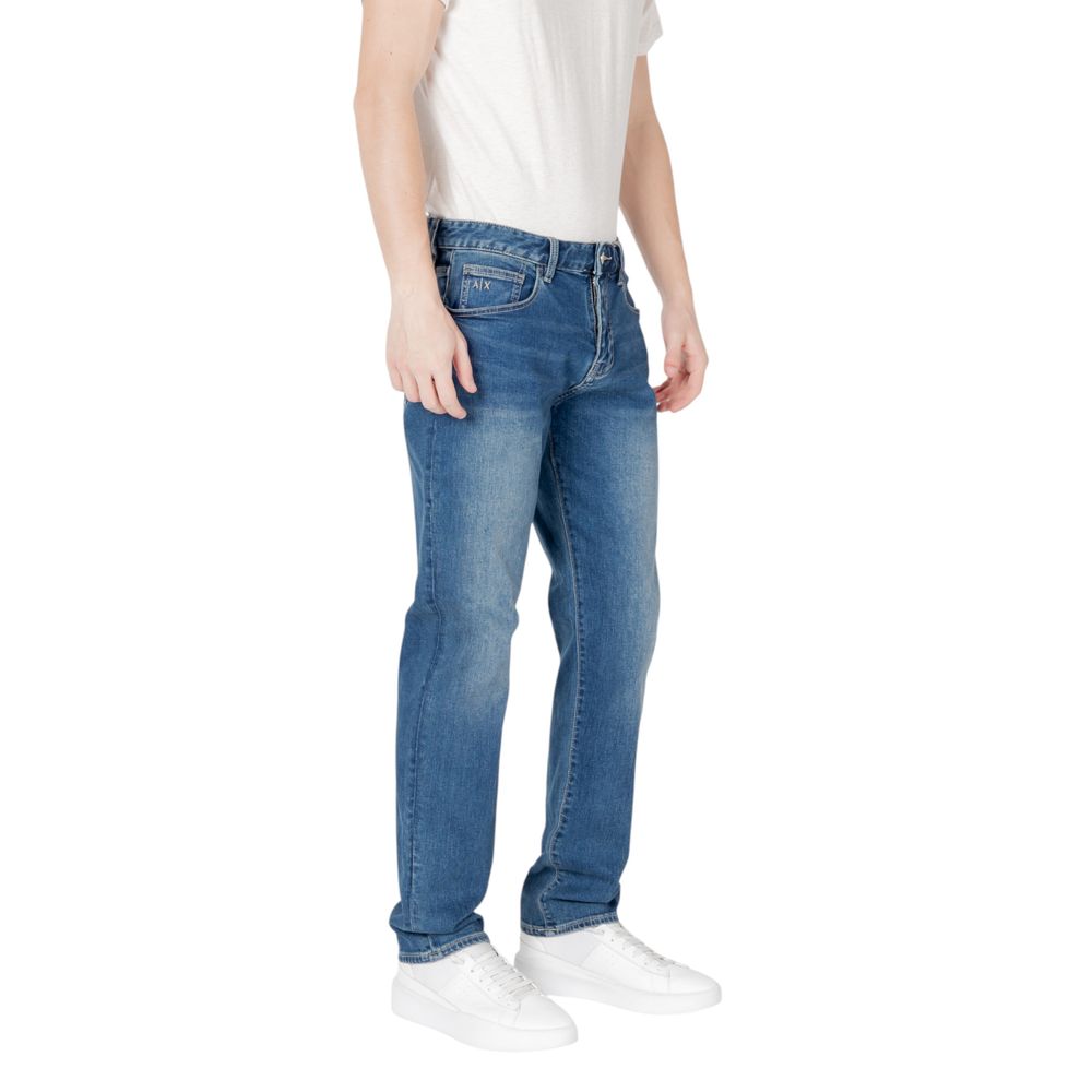 Armani Exchange Blaue Skinny Jeans aus Baumwolle