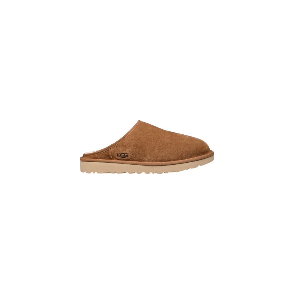 UGG Beigefarbene Wildleder-Clogs