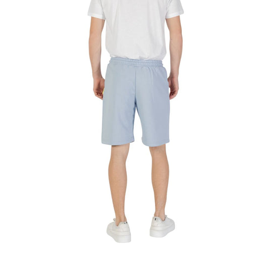 Icon Blaue Baumwoll-Bermuda-Shorts