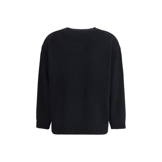 Max Mara Schwarzer Woll-Sweatshirt
