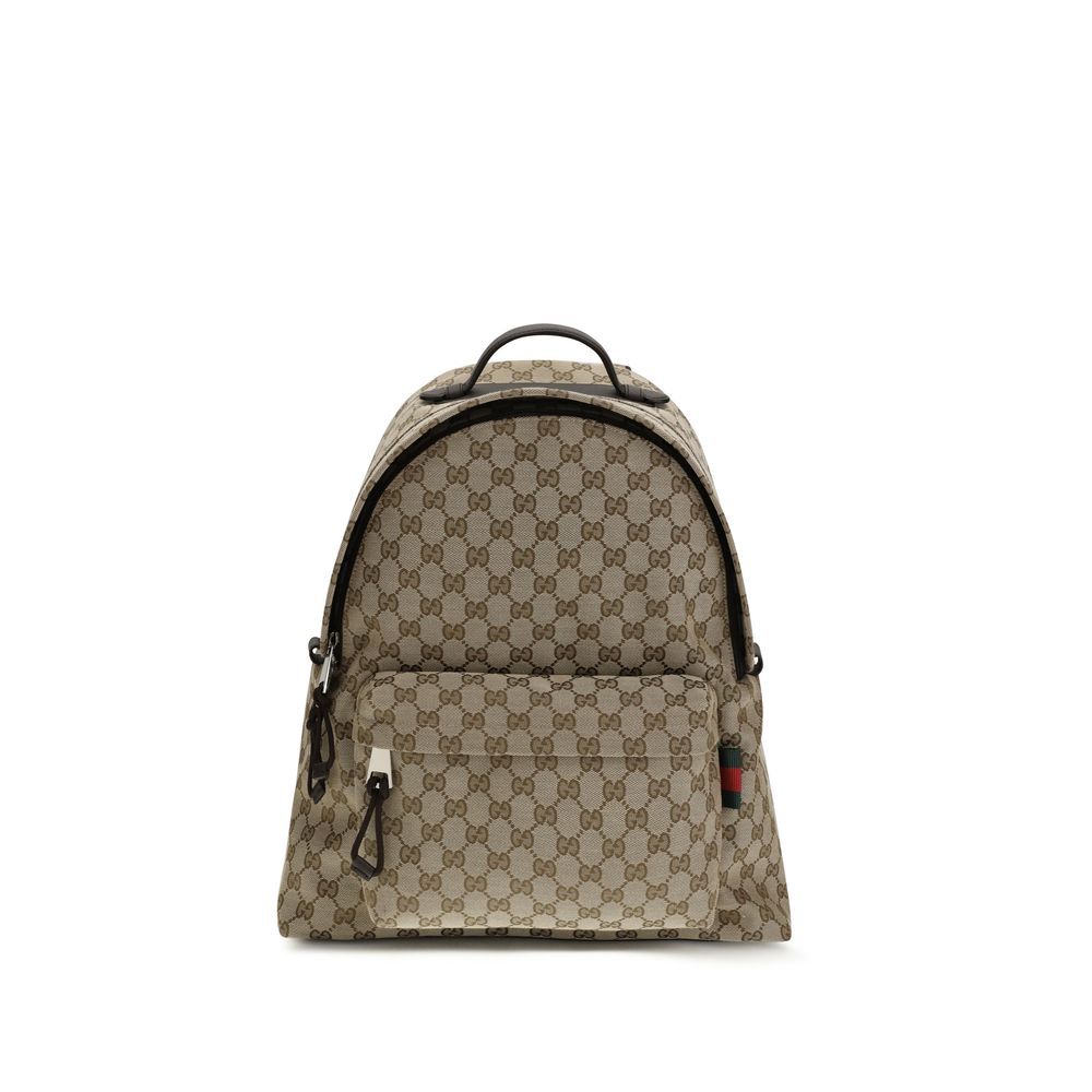 Gucci Beiger Nylon-Rucksack