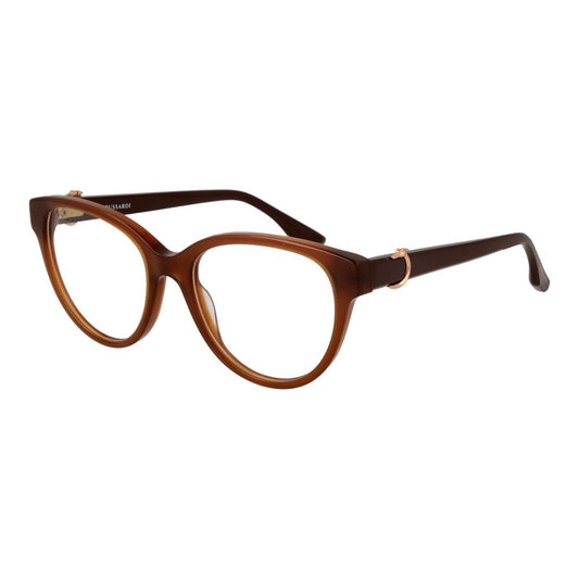 Trussardi Braune Acetat-Brille (Gestell)
