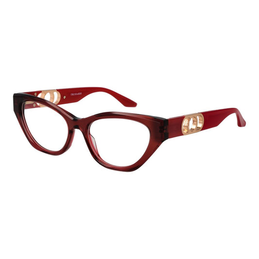 Trussardi Rote Acetat-Brille (Gestell)