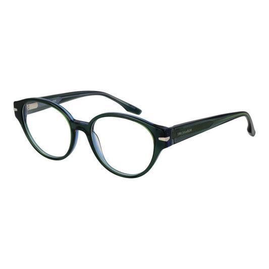 Trussardi Grüne Brille aus Acetat (Gestell)