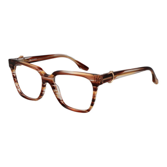 Trussardi Orangefarbene Acetat-Brille (Gestell)